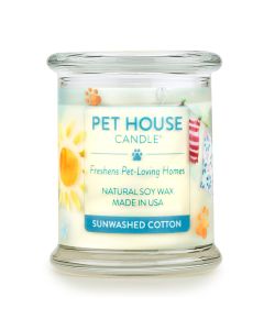 Pet House Candle Sunwashed Cotton