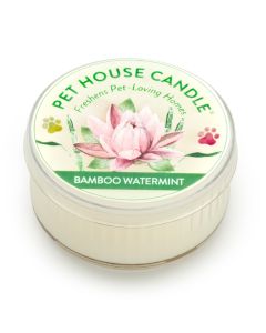 Pet House Mini Candle Bamboo Watermint