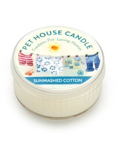 Pet House Mini Candle Sunwashed Cotton