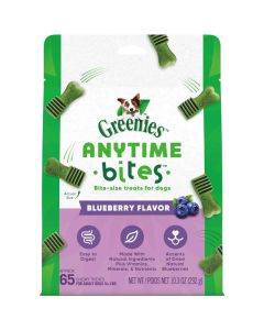 Greenies Anytime Bites Blueberry Flavor Chewy Treats for Dogs 10.3 oz