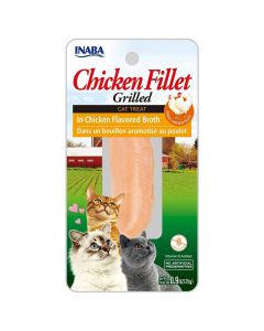 Inaba Chicken Fillet Grilled Cat Treat Extra Tender in Crab Flavored Broth