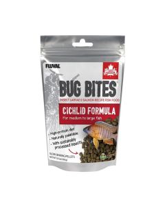 Fluval Bug Bites Pellets Cichlid Formula for Medium to Large Fish 3.53 oz