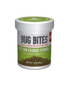 Fluval Bug Bites Granules Bottom Feeder Formula for Small to Medium Fish 1.6 oz