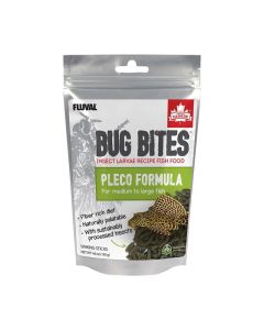 Fluval Bug Bites Sticks Pleco Formula for Medium to Large Fish 4.6 oz