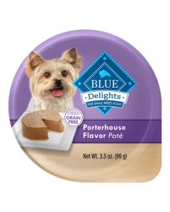 Blue Buffalo Blue Delights Grain-Free Porterhouse Flavor Pate 3.5 oz.
