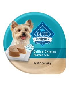 Blue Buffalo Blue Delights Grain-Free Grilled Chicken Flavor Pate 3.5 oz.