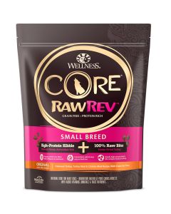 Wellness CORE RawRev Small Breed + 100% Raw Turkey Dog Food 4lb Bag