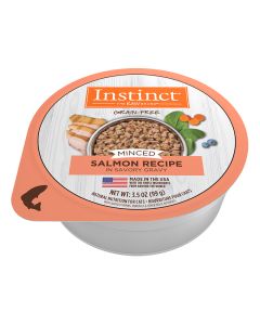 Nature's Variety Grain-Free Minced Recipe with Real Salmon Wet Cat Food Cup 3.5-oz