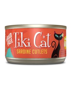 Tiki Cat Tahitian Grill Sardine Cutlets Grain Free 2.8 oz.