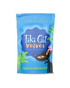 Tiki Cat Velvet Mousse Chicken & Wild Salmon Grain Free 2.8 oz.