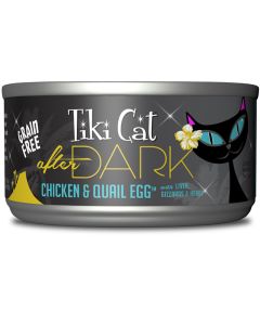 Tiki Cat After Dark Chicken & Quail Egg Grain Free 2.8 oz.