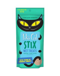 Tiki Cat Stix Wet Treats Tuna in Creamy Gravy 6pk