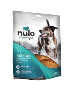 Nulo Freestyle Jerky Strips Salmon Recipe with Strawberries 5oz.