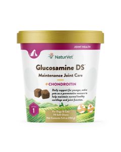 NaturVet Glucosamine DS Soft Chews Level 1 70 ct.