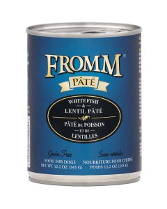 Fromm Pate Grain-Free Whitefish & Lentil Pate Dog Food 12.2 oz