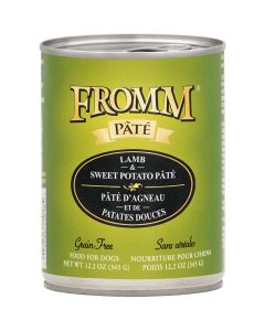 Fromm Pate Grain-Free Lamb & Sweet Potato Dog Food Can 12.2 oz.