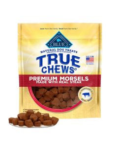 Blue Buffalo True Chews Premium Morsels Made With Real Steak Dog Treat 10 oz.