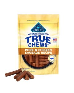 Blue Buffalo True Chews Premium Recipes Pork & Chicken Sausage Recipe Dog Treat 14 oz.