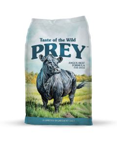 Taste of the Wild Prey Angus Beef Limited Ingredient Formula for Dogs 25 lbs.