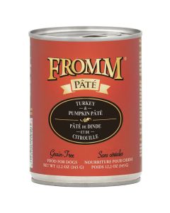 Fromm Turkey & Pumpkin Pate Food for Dogs 12.2 oz.