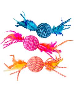 Spot Elasteeez Ball with Feathers