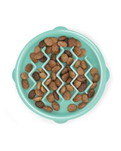 Outward Hound Fun Feeder Slo-Bowl Tiny Mint