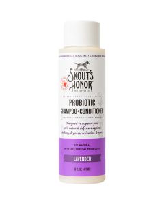 Skout's Honor Probiotic Lavender Pet Shampoo & Conditioner (2-in-1) With Avacado Oil 16 oz.