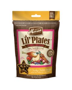 Merrick Lil’ Plates Lil’ Chunky Chicken Recipe Dog Treats 5 oz