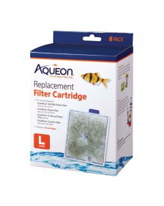 Aqueon Replacement Filter Cartridge Large 6 Pack