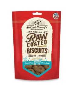 Stella & Chewy's Freeze Dried Raw Coated Biscuits Grass-Fed Lamb Recipe 9 oz.