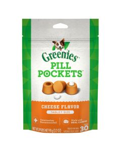 Greenies Pill Pockets for Dogs Cheese Flavor for Tablets 3.2 oz