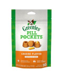 Greenies Pill Pockets for Dogs Cheese Flavor for Capsules 7.9 oz.