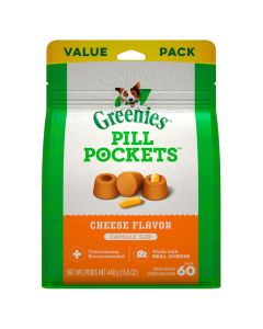 Greenies Pill Pockets for Dogs Cheese Flavor for Tablets 15.8 oz