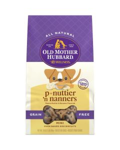 Old Mother Hubbard Grain Free Dog Biscuits P-Nuttier 'N Nanners 16 oz