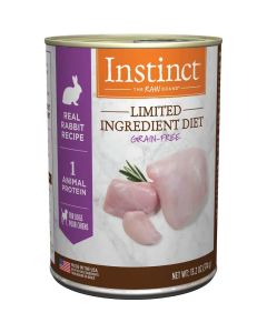 Instinct Limited Ingredient Diet Grain-Free Real Rabbit Recipie Wet Dog Food 13.2oz