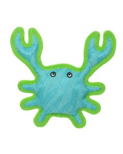DuraForce Crab Blue-Green Dog Toy