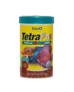 TetraPro Tropical Color Crisps Fish Food 2.65 oz.