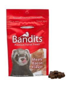 Bandits Premium Ferret Treats Meaty Bacon Flavor 3 oz