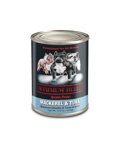 Maximum Bully Grain Free Mackerel & Tuna Canned Dog Food 13.5 oz.