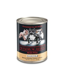Maximum Bully Grain Free Chicken Canned Dog Food 13.2 oz.