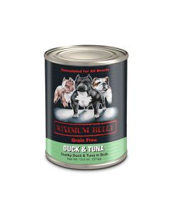 Maximum Bully Grain Free Duck & Tuna Canned Dog Food 13.2 oz.