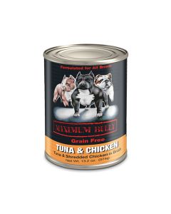 Maximum Bully Grain Free  Tuna & Chicken Canned Dog Food 13.2 oz.