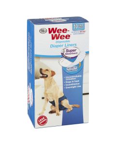 Four Paws Wee-Wee Super Absorbent Disposable Diaper Liner 10 pk