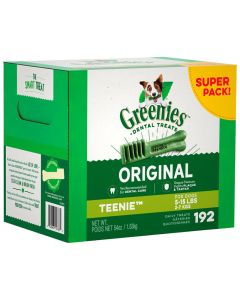 Greenies Original Dental Treats Teenie 54 oz. Super Pack 192 ct