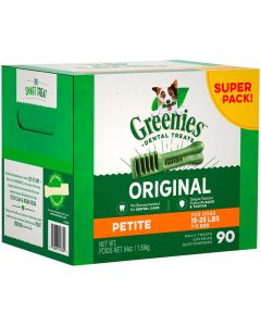 Greenies Original Dental Treats Petite 54 oz. Super Pack 90 ct