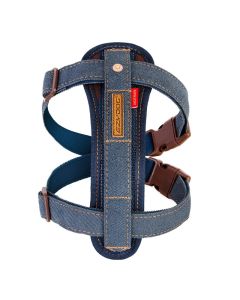 EzyDog Chest Plate Harness Friday Collective Denim X-Large