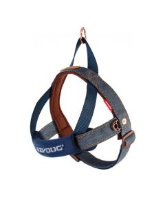 EzDog QuickFit Harness Friday Collective Denim X-Large
