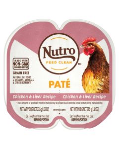 Nutro Perfect Portions Chicken & Liver Pate Adult Cat Food
