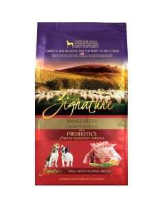 Zignature Lamb Small Bites for Small Breeds Limited Ingredient Formula Dog Food 12.5 lbs
