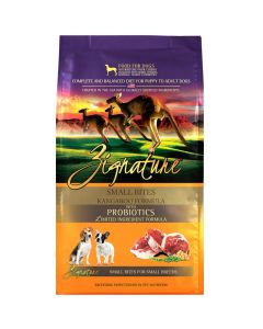 Zignature Kangaroo Small Bites for Small Breeds Limited Ingredient Dog Food 4 lbs